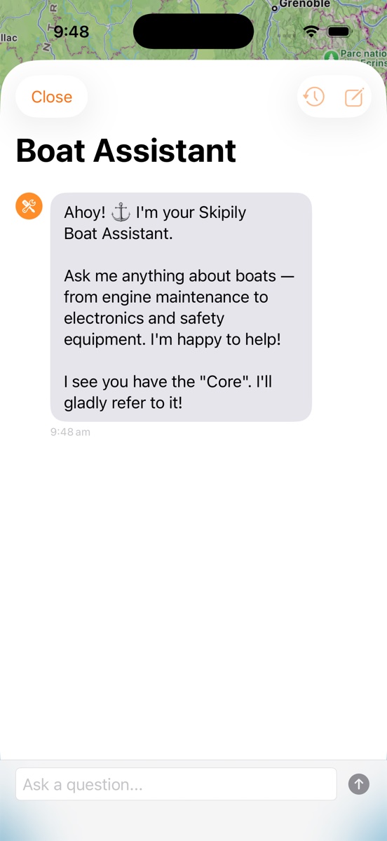 AI assistant with boat knowledge