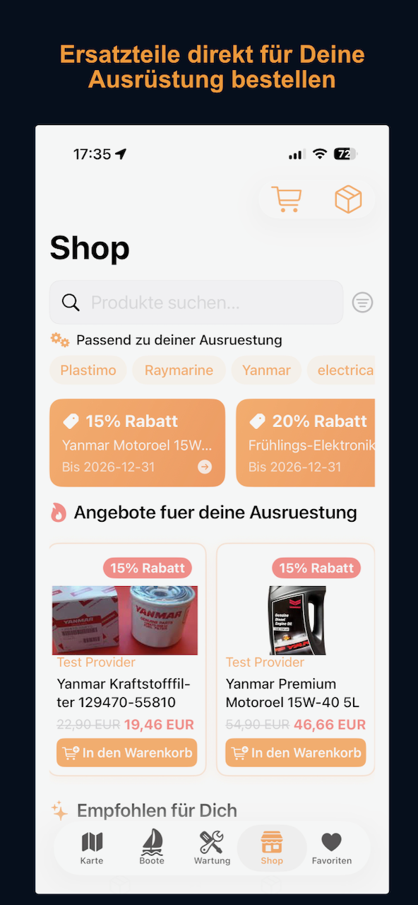 Shop fuer Ersatzteile